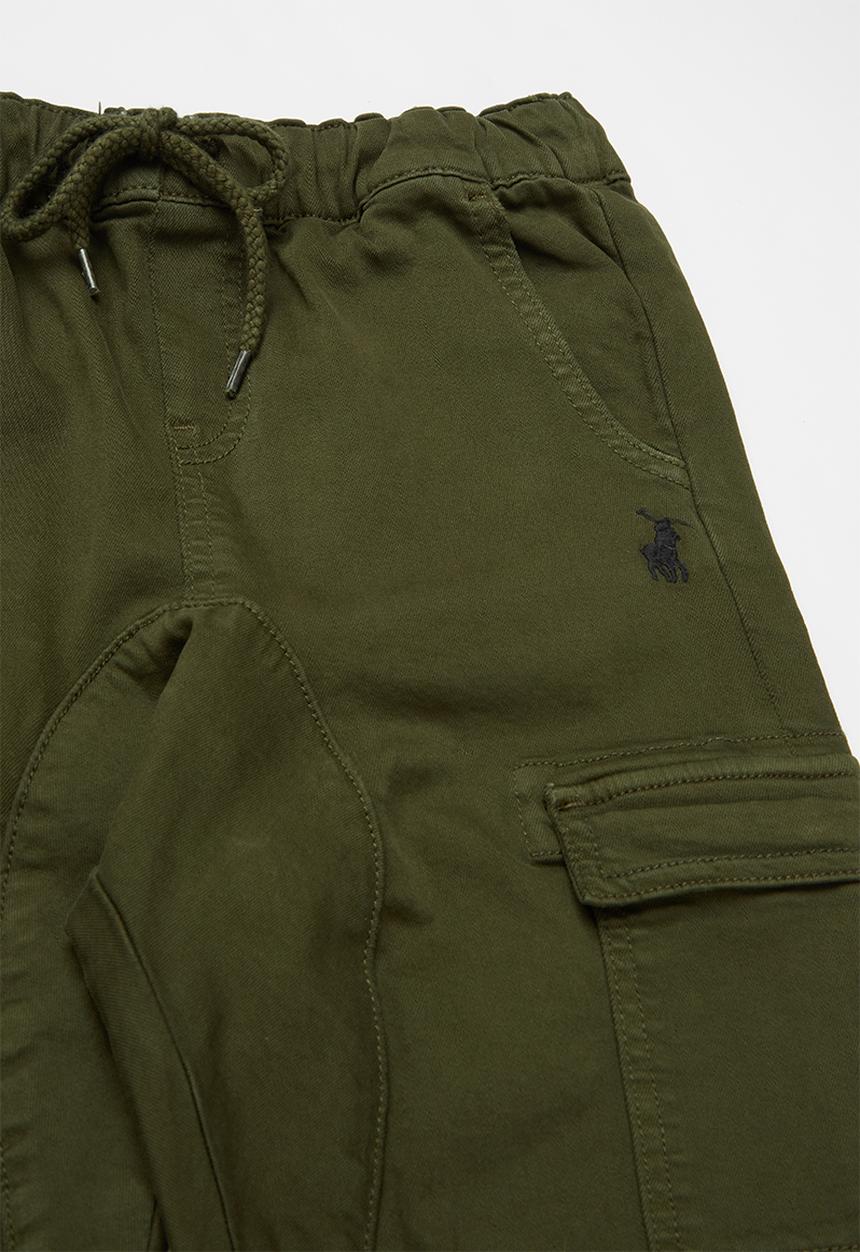POLO - Boys Keegan cargo jogger - khaki