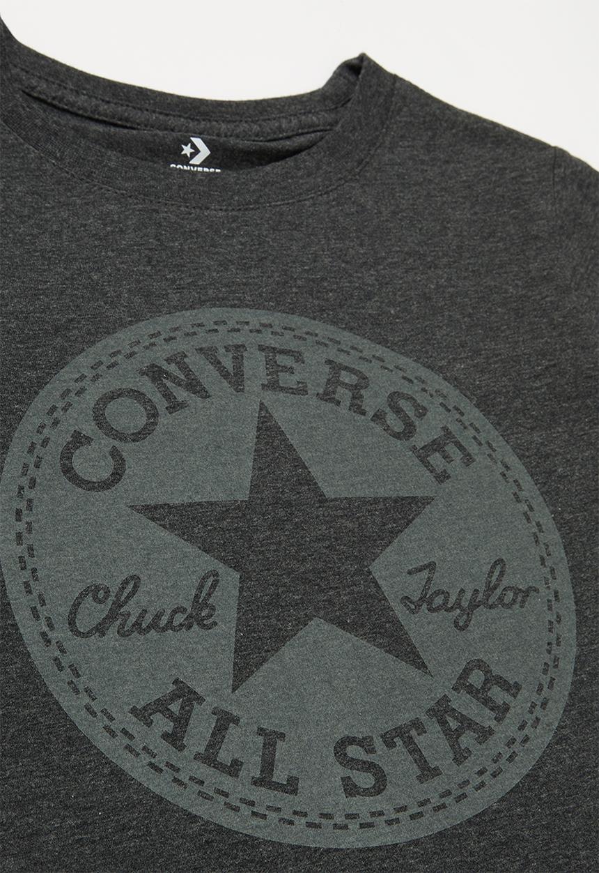 Converse - Overdye heather cp tee - balck heather