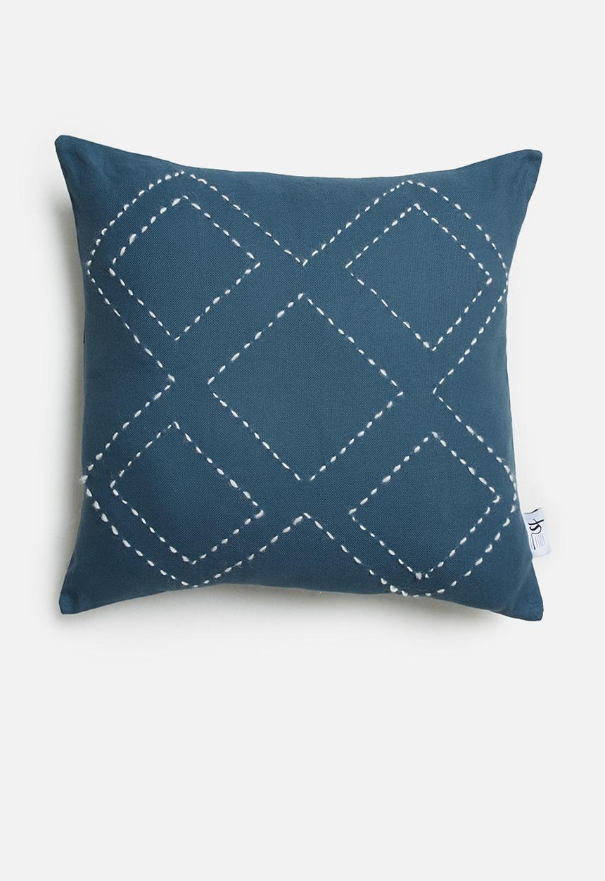Sixth Floor - Fitz cushion cover - blue