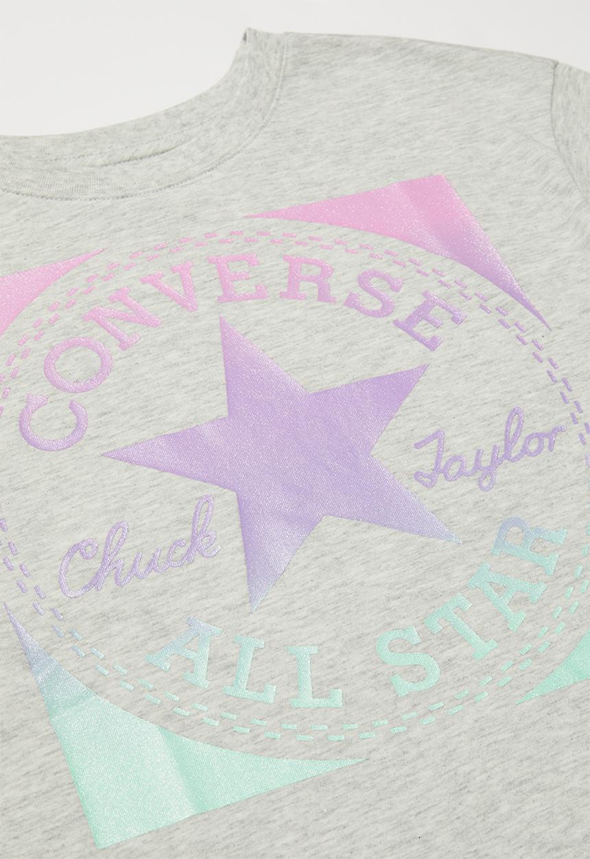 Converse - Converse chuck patch bx gradient tee - lunar rock heather