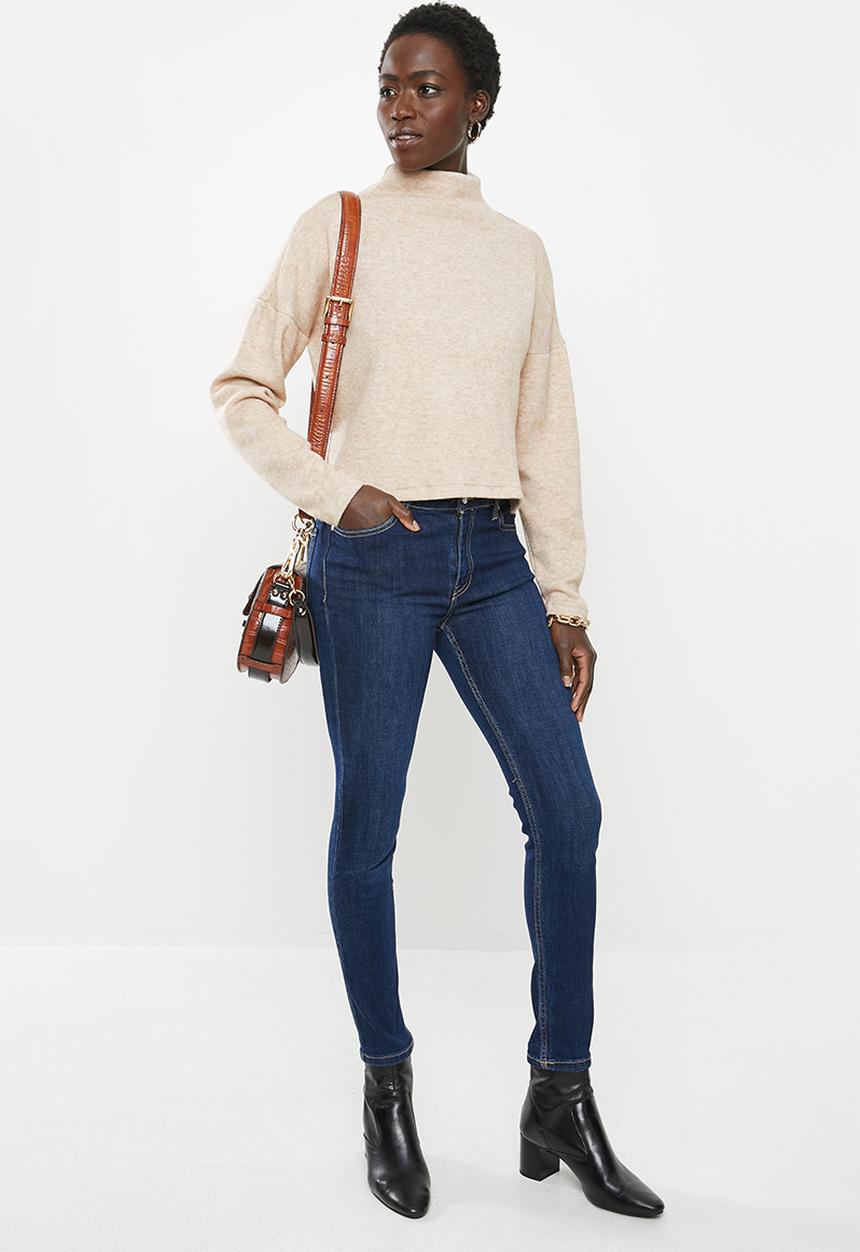 MILLA - Funnel neck top - beige 