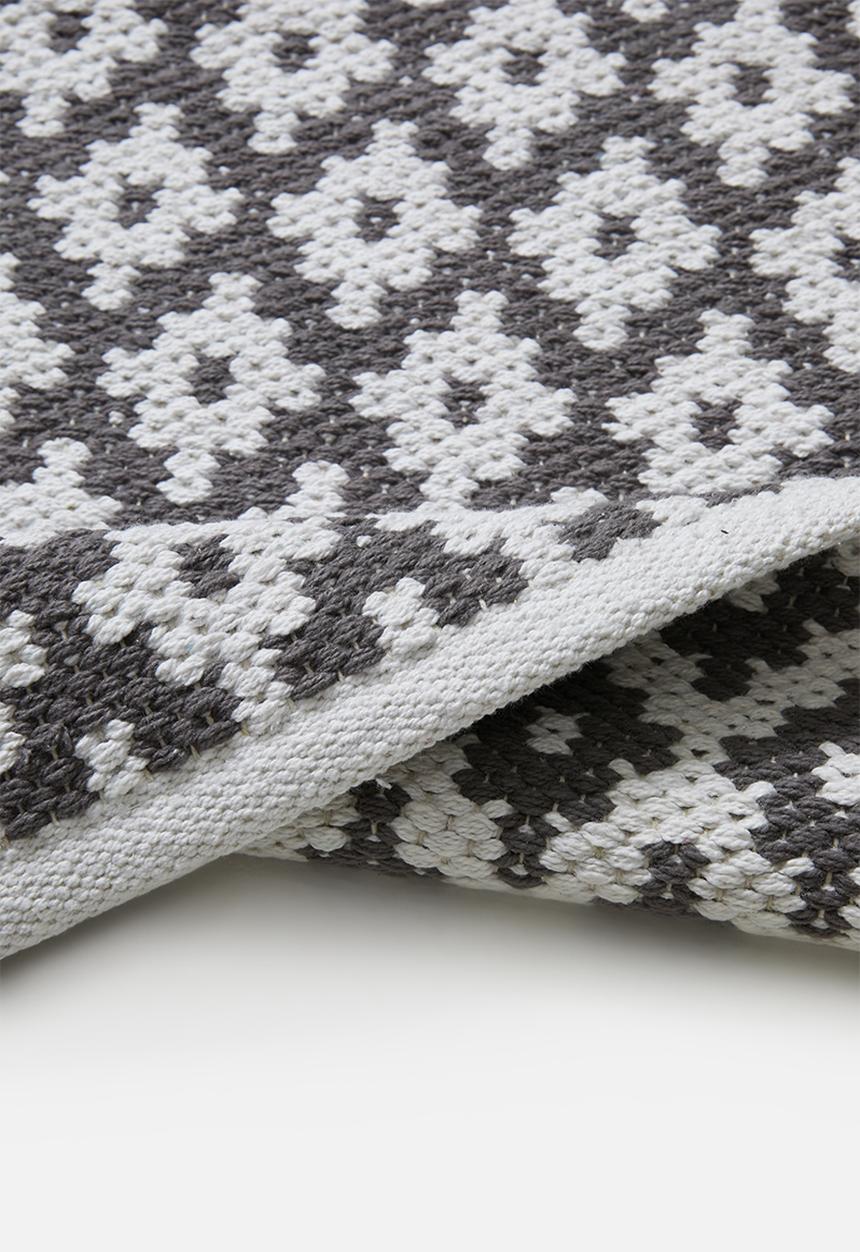 Sixth Floor - Grayson woven runner - grey