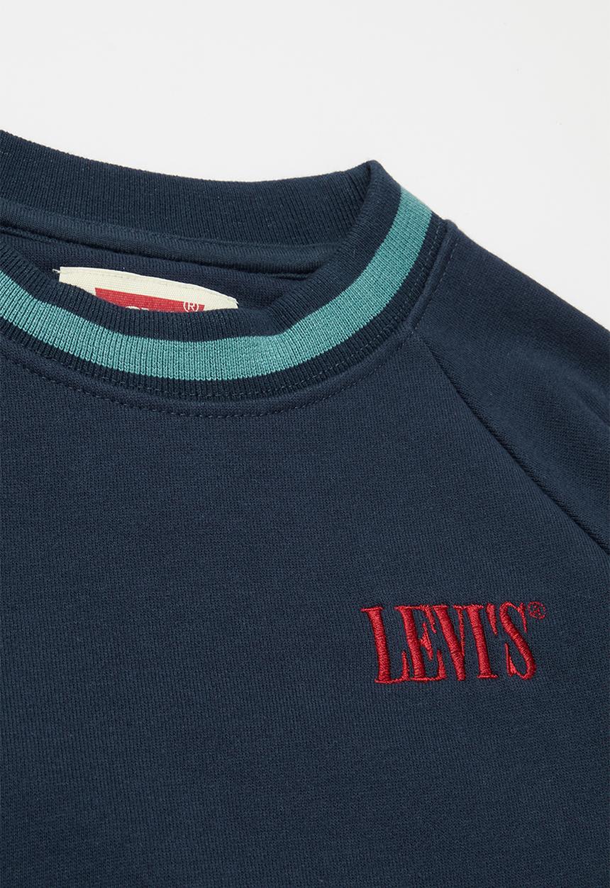 Levi’s® - Levis textured crewneck - navy