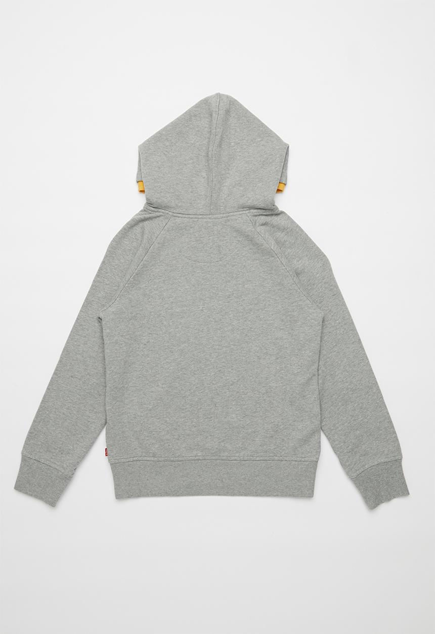 Levi’s® - Levi's boys varsity logo double pullover hoodie - grey