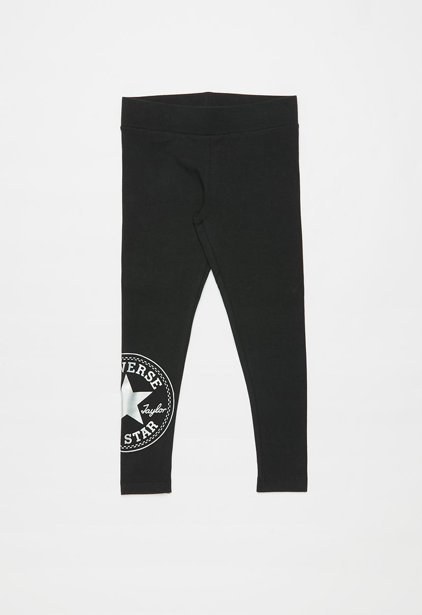 Converse - Converse oversized chuck patch legging - black