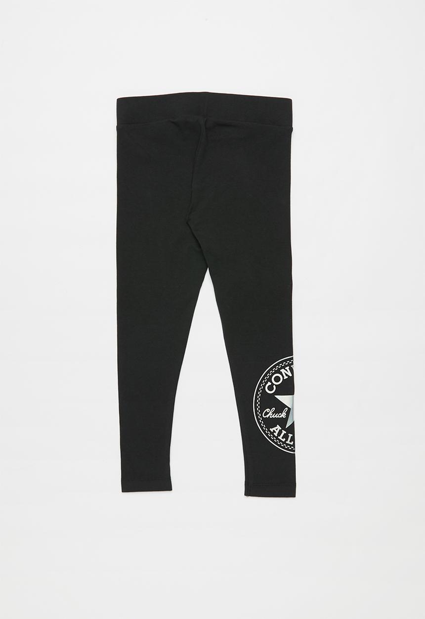 Converse - Converse oversized chuck patch legging - black