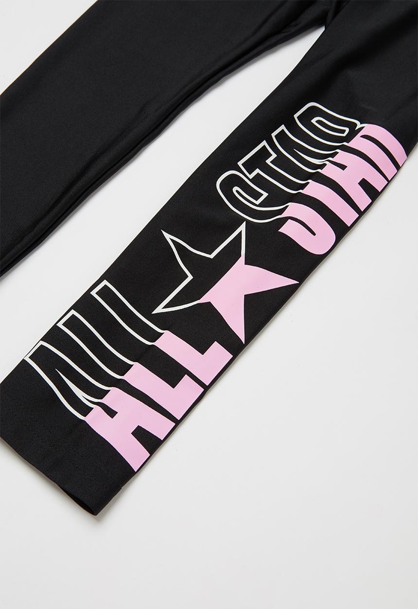 Converse - Converse girls all star multi legging - black