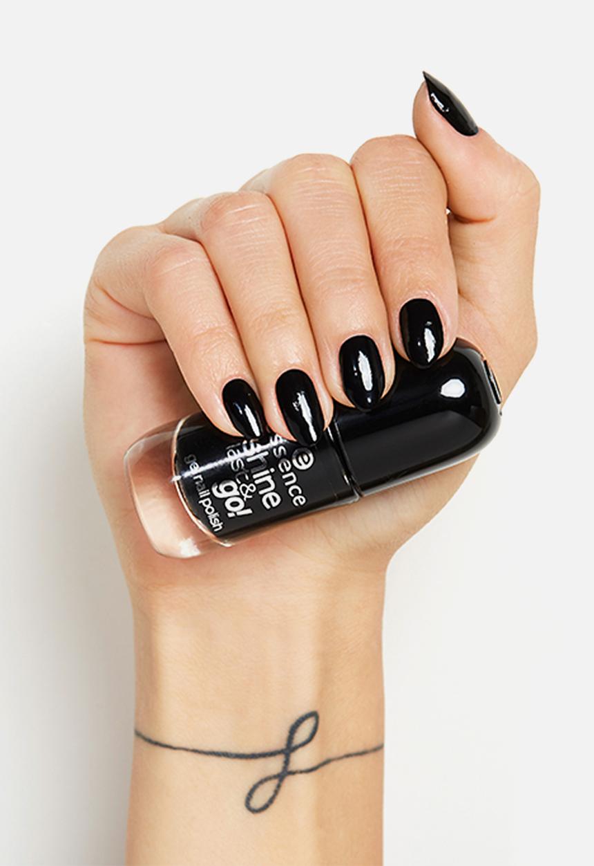 essence - Shine Last & Go! Gel Nail Polish - Black Is Back