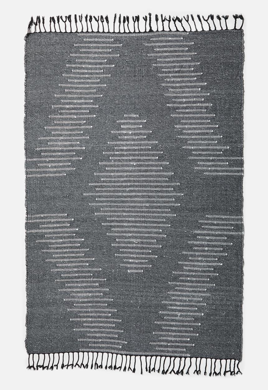 Sixth Floor - Waves woven rug - grey