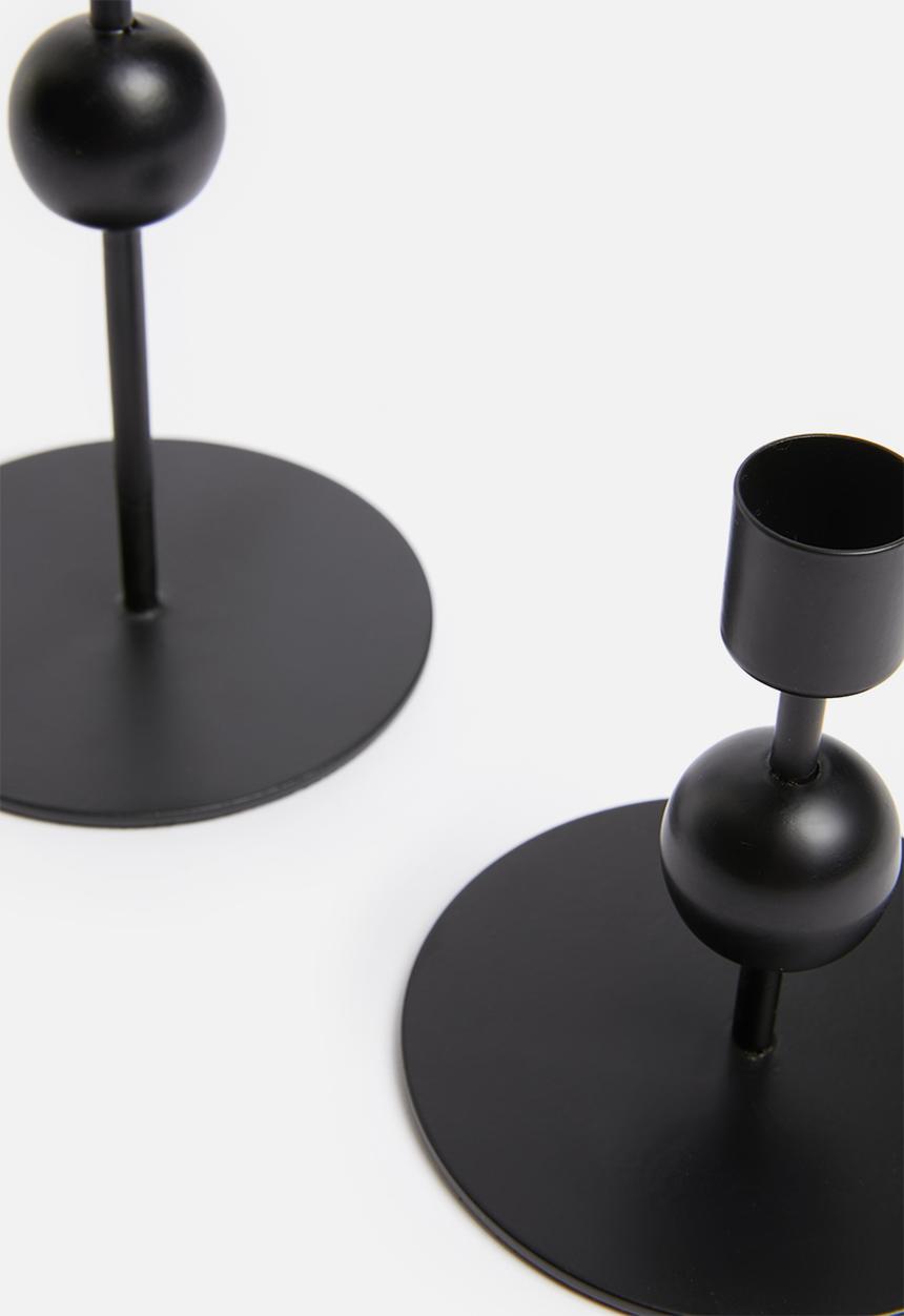Sixth Floor - Satsuki candle holder set - black