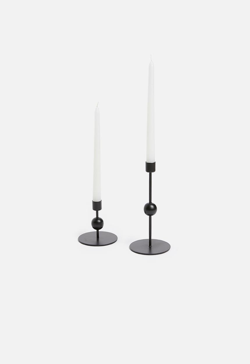 Sixth Floor - Satsuki candle holder set - black