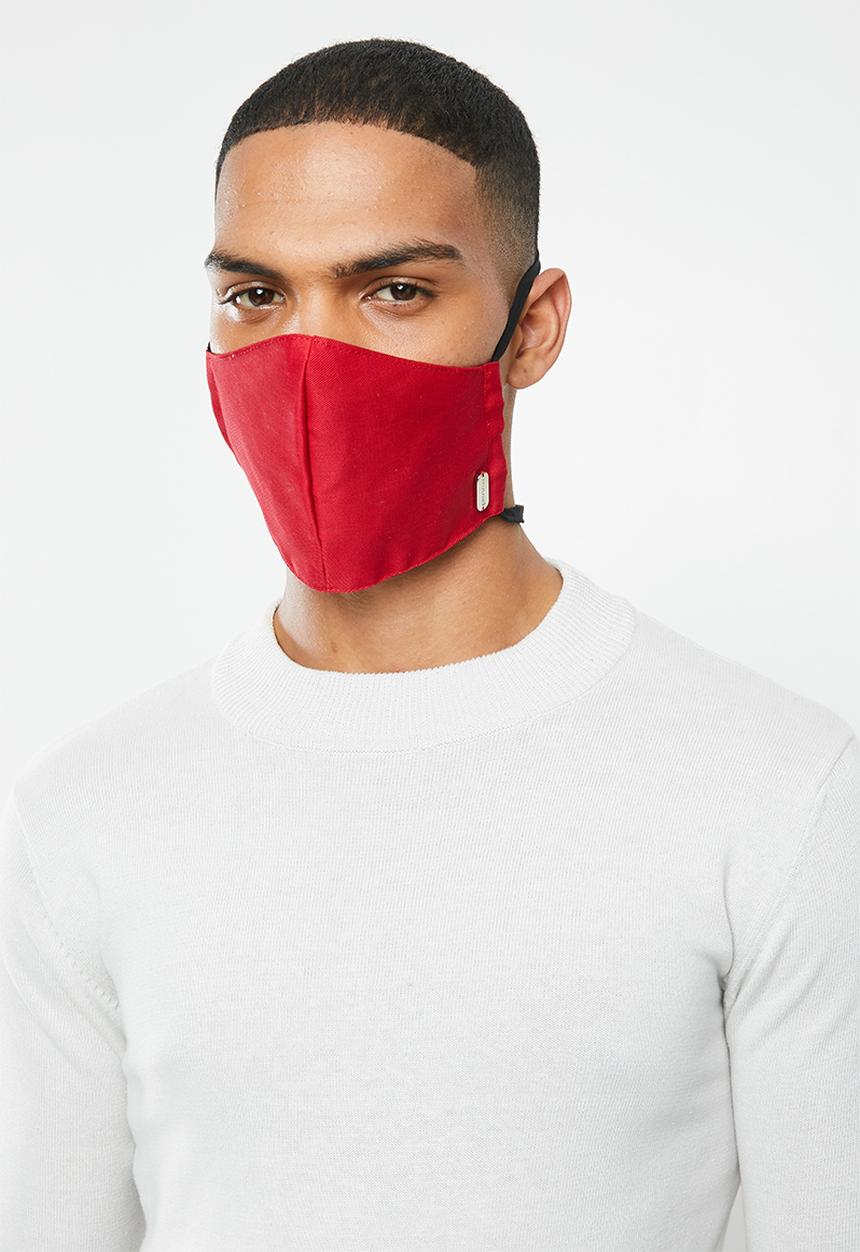 Superbalist - 2 pack alfa mask - red & navy
