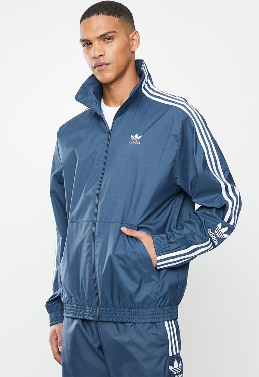 adidas Originals - Lock up track top - blue & white