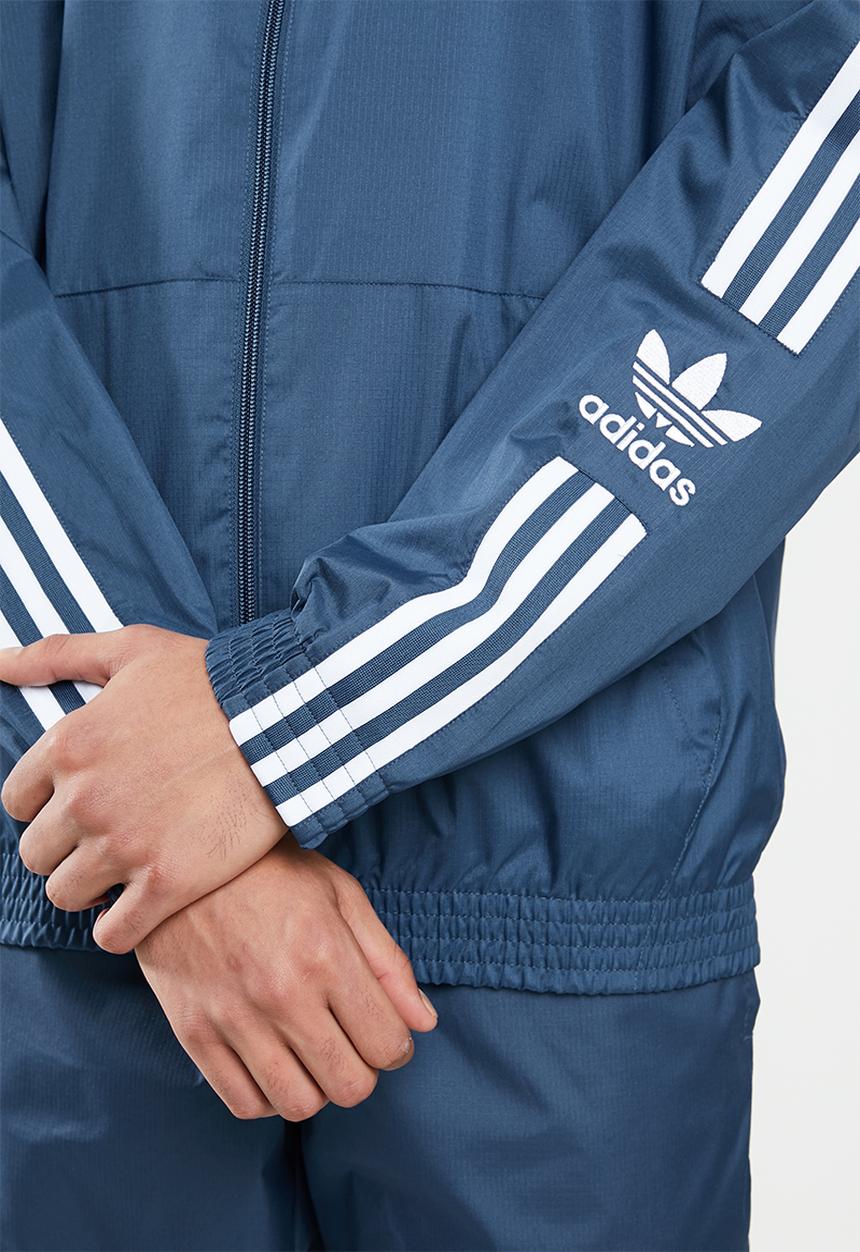 adidas Originals - Lock up track top - blue & white