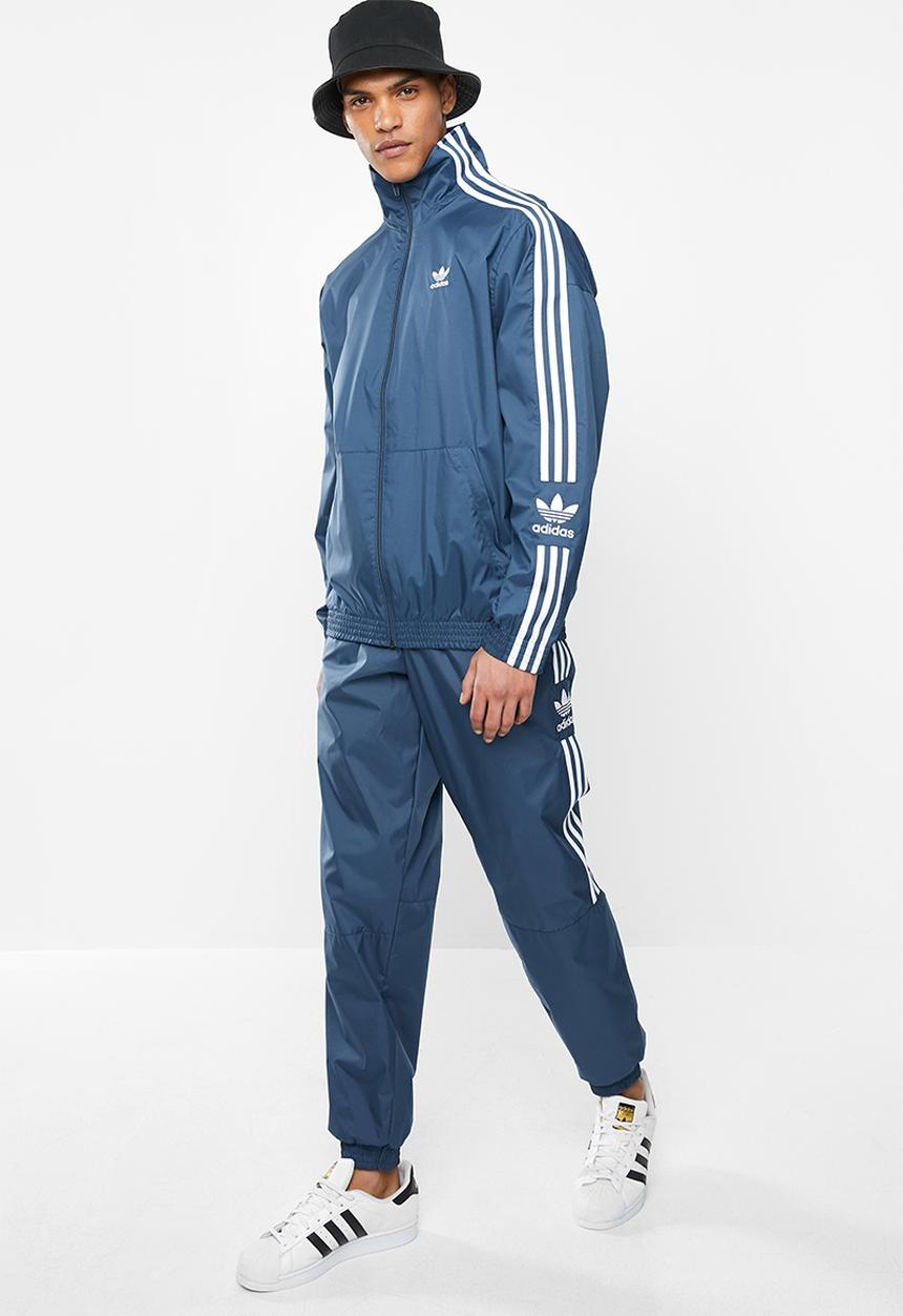 adidas Originals - Lock up track top - blue & white