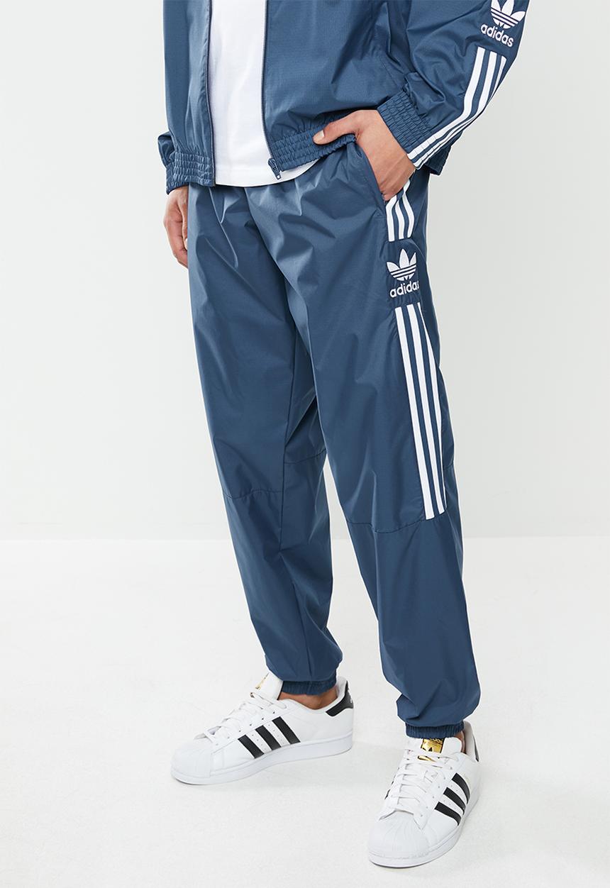 adidas Originals - Lock up track pants - blue & white