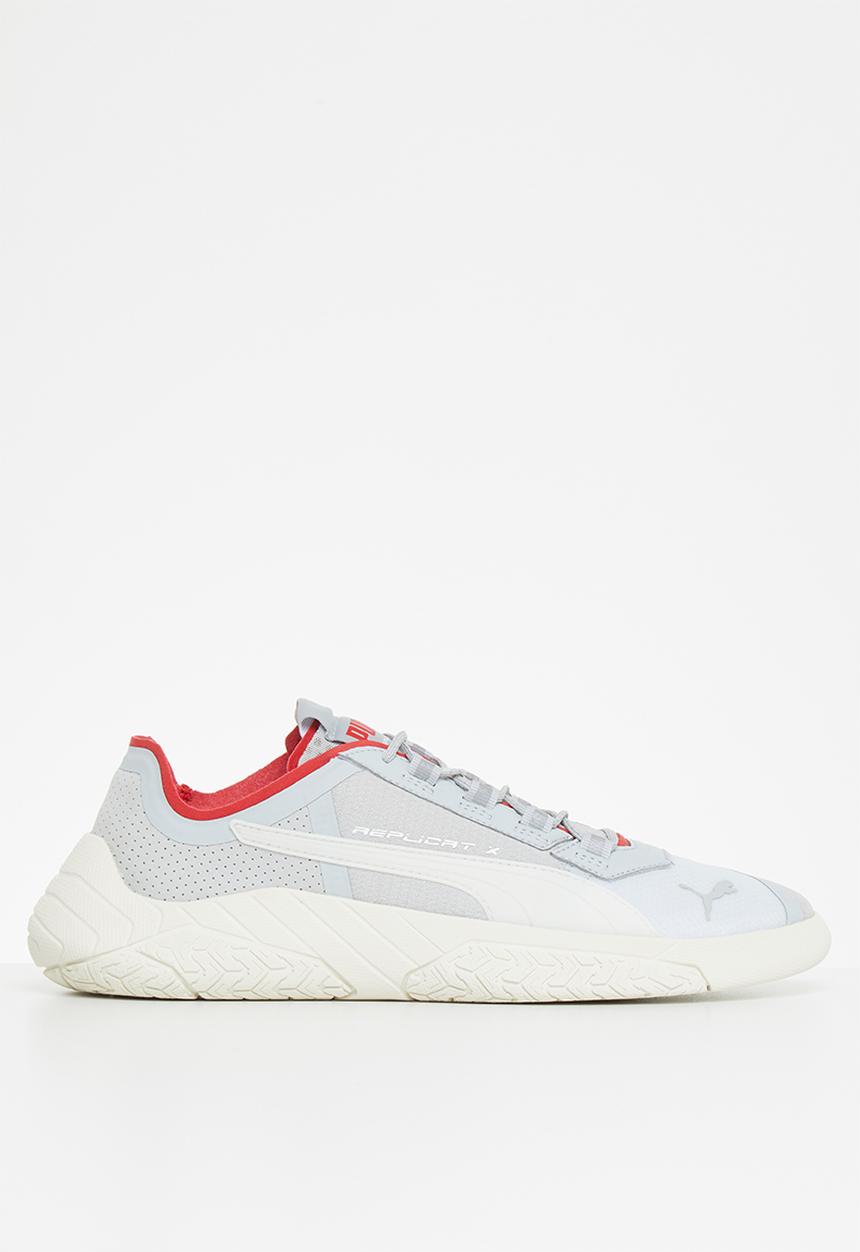 PUMA - Replicat-X suede tech motorsport shoes - grey violet-whisper white