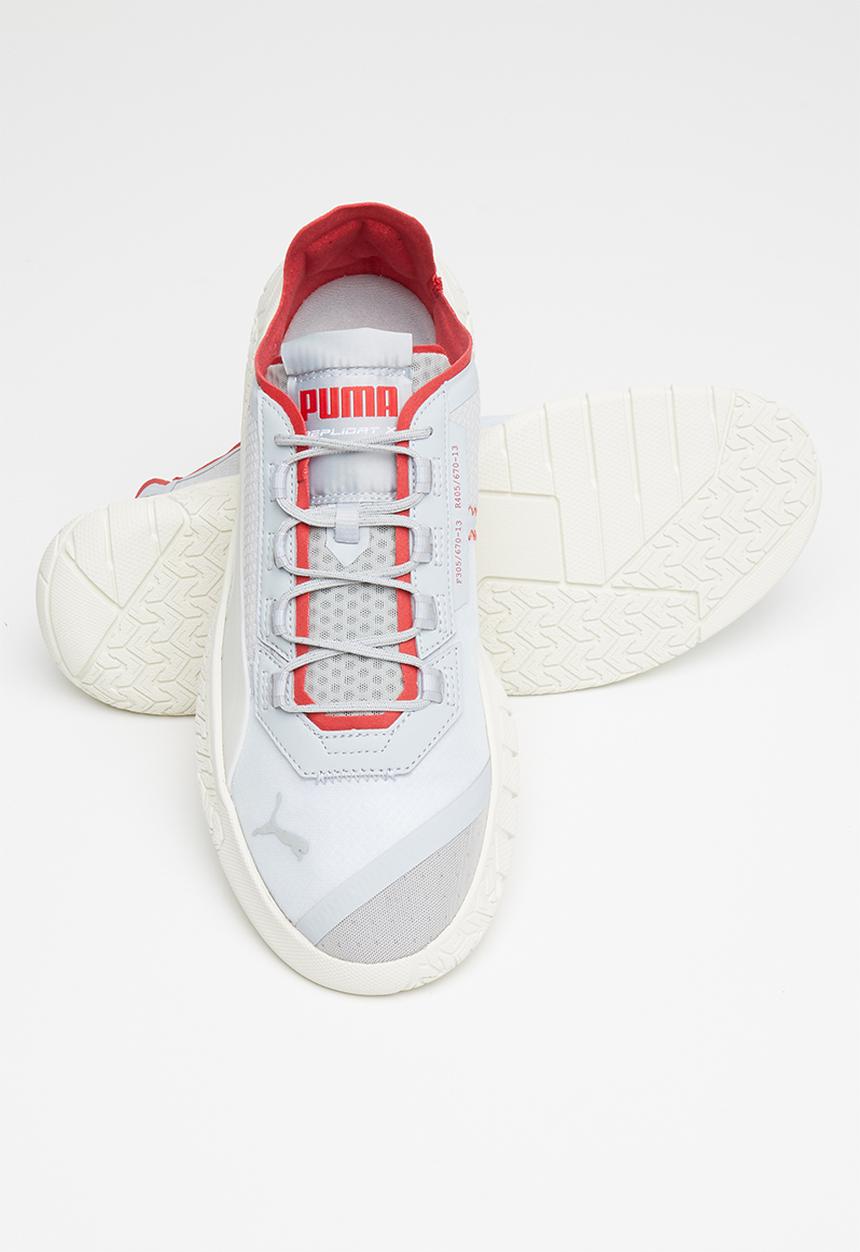 PUMA - Replicat-X suede tech motorsport shoes - grey violet-whisper white