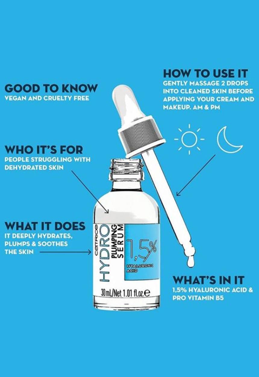 Catrice - Hydro plumping serum