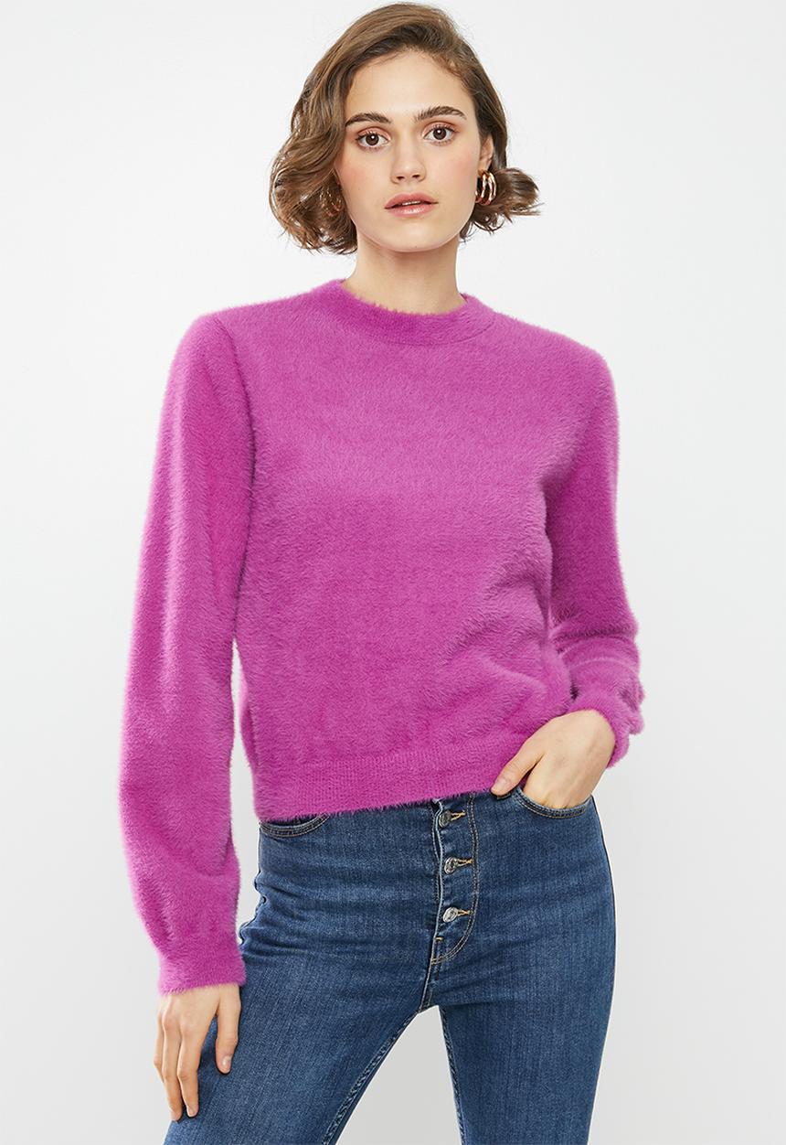 MANGO - Sweater olaf - purple