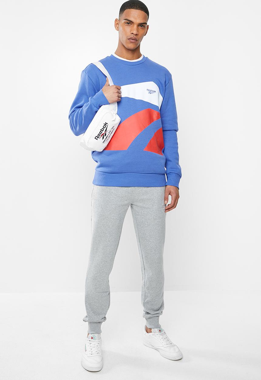 Reebok Classic - Classic gp intl crew sweatshirt - blue