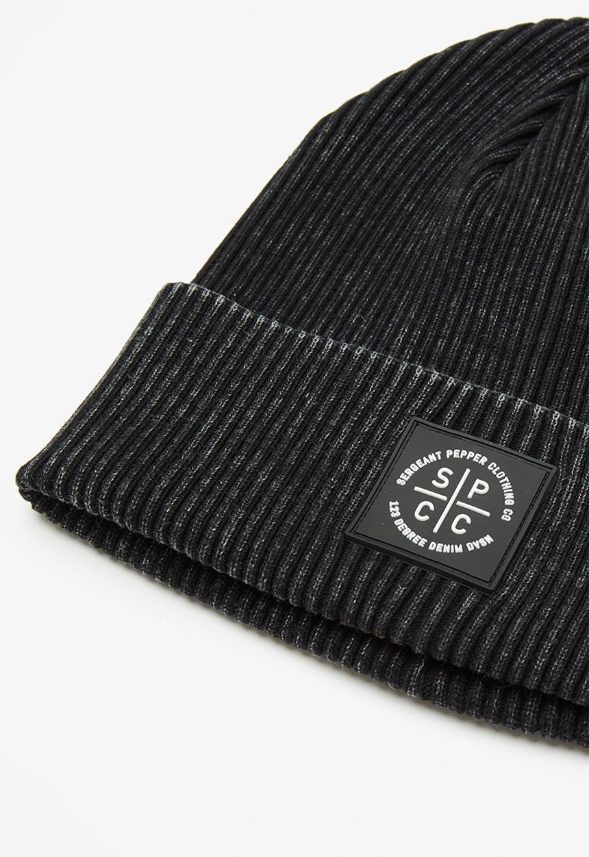 S.P.C.C - Brower washed beanie - black