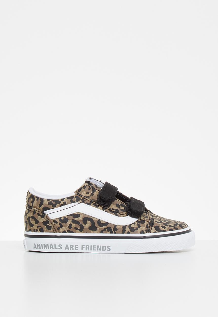 Vans - Td old skool v  - leopard/black