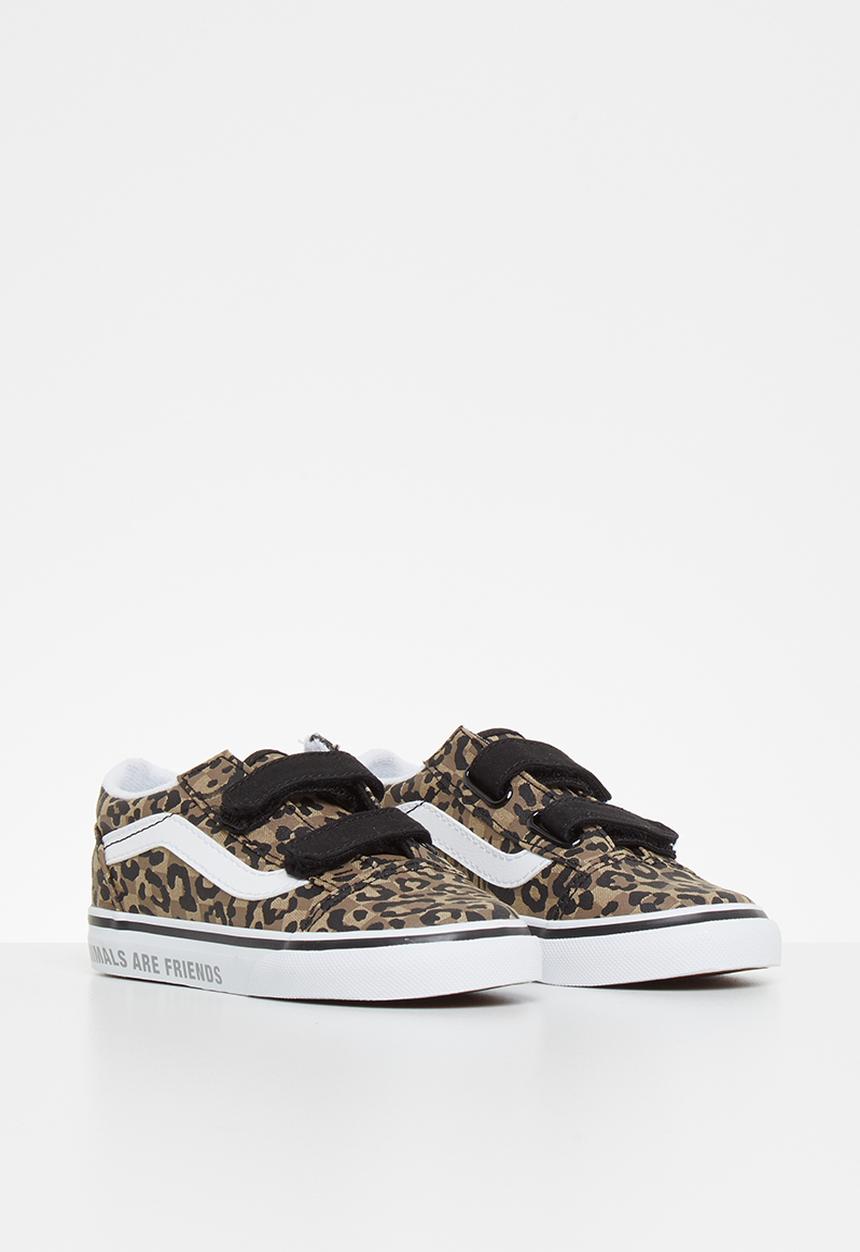 Vans - Td old skool v  - leopard/black