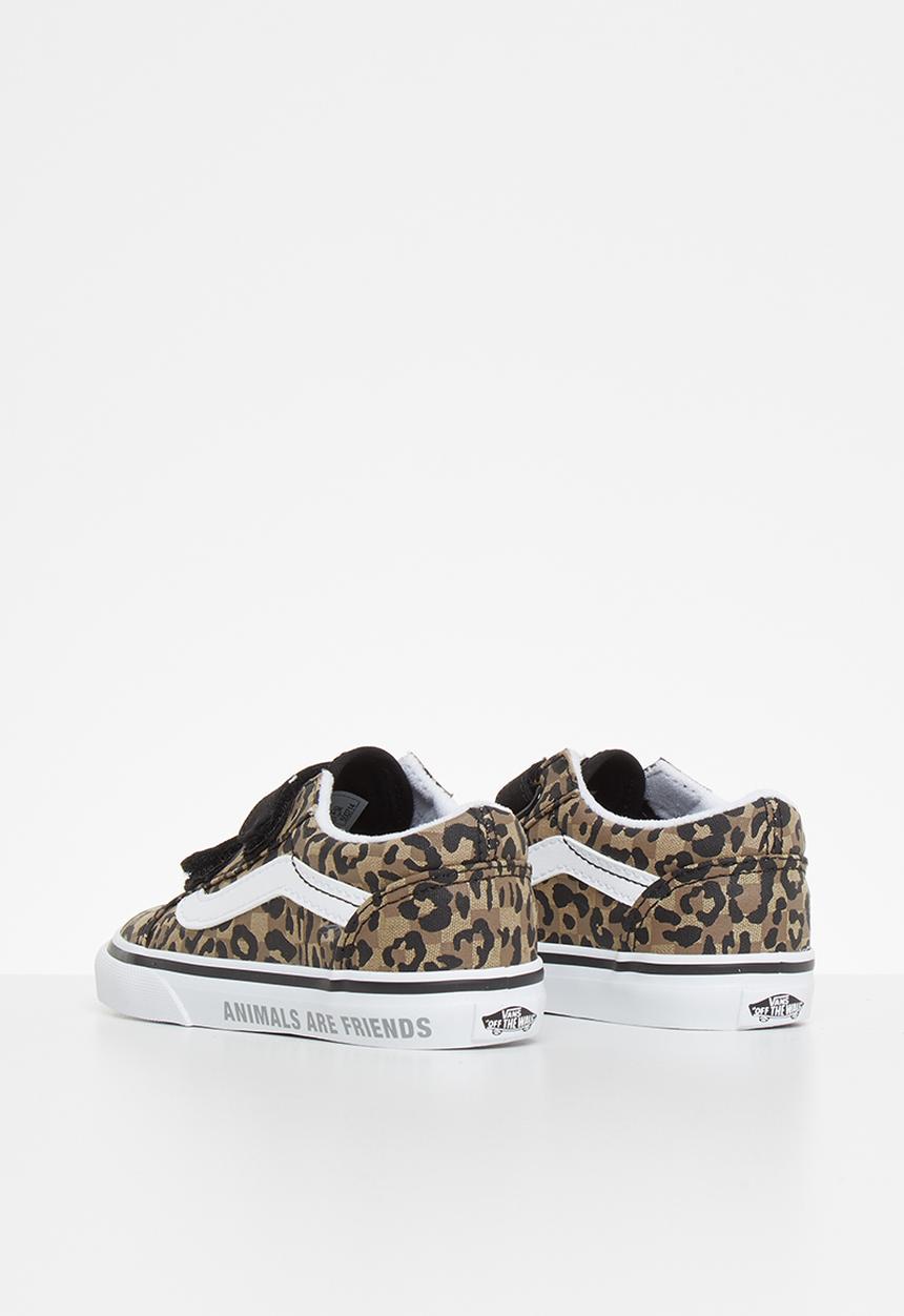 Vans - Td old skool v  - leopard/black