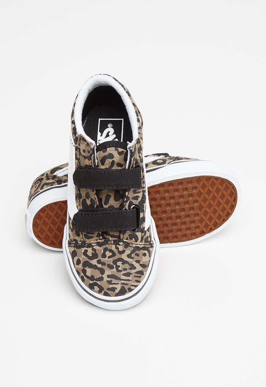 Vans - Td old skool v  - leopard/black