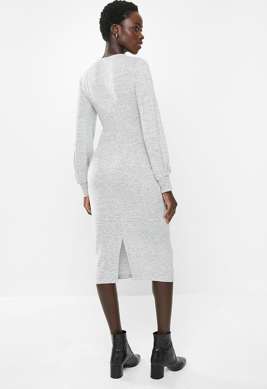 MILLA - Cut & sew tie dress - grey 