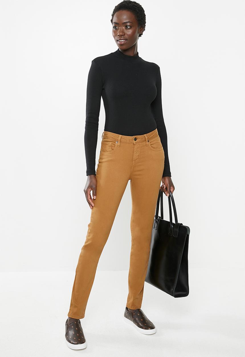 POLO - Stacey 5 pocket pants - brown