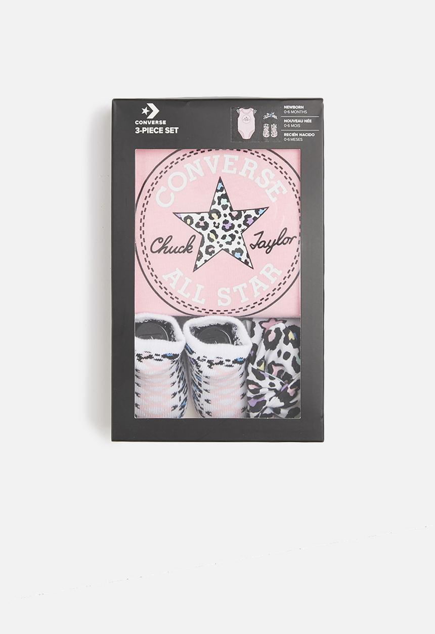 Converse - Girls flutter infant 3 pack set - multi 