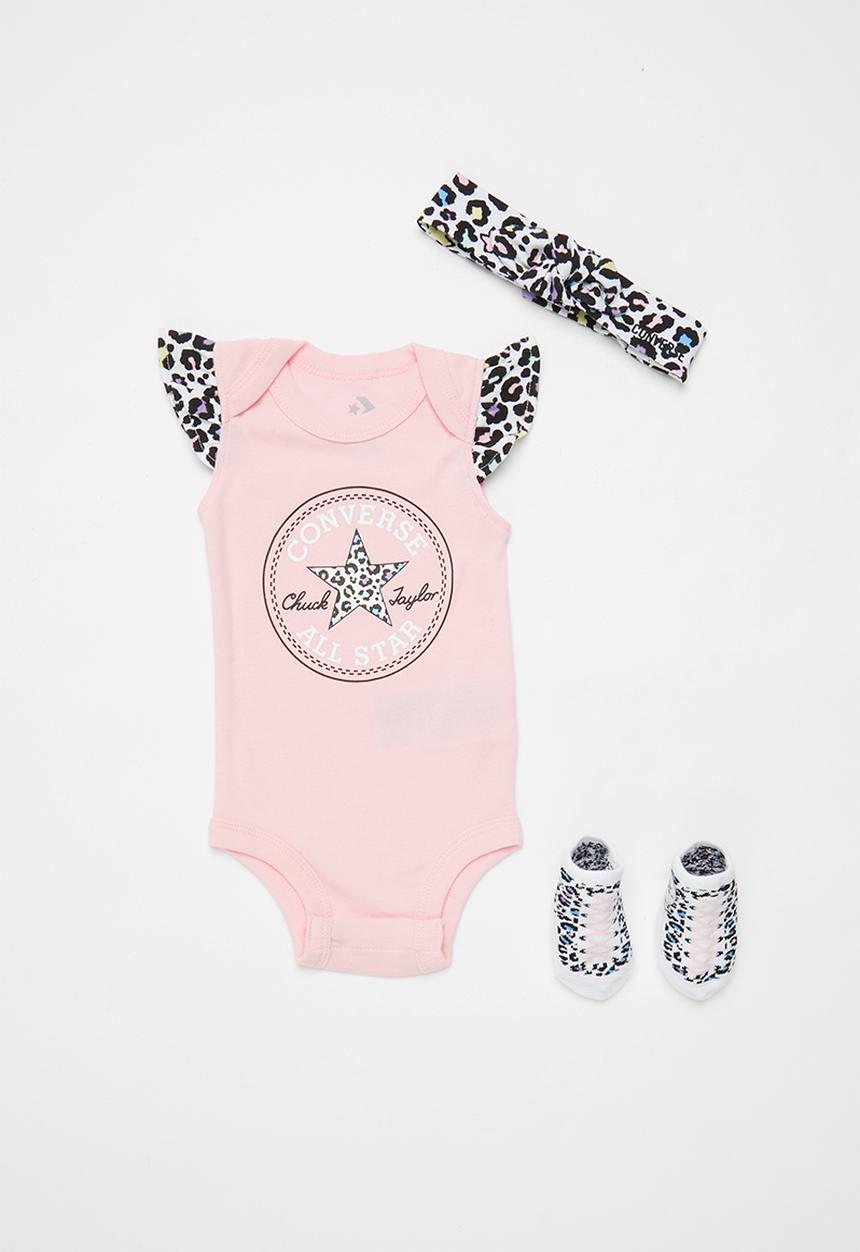 Converse - Girls flutter infant 3 pack set - multi 