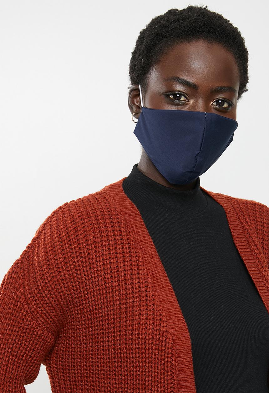 Superbalist - Pattern and plain mask 2 pack - multi & blue