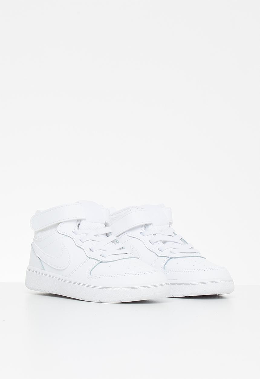 Nike - Infants nike court borough mid 2 - white