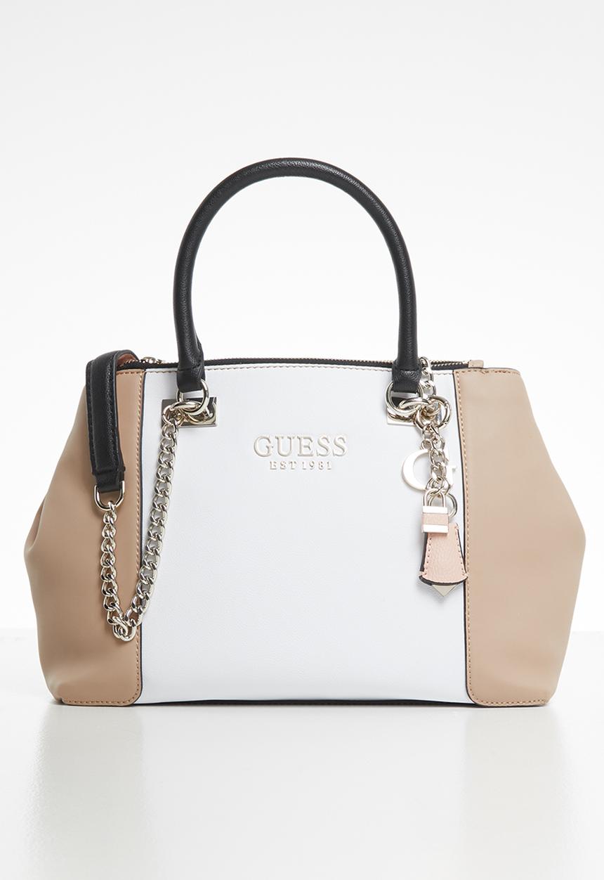 GUESS - Holly status carryall - white & beige 
