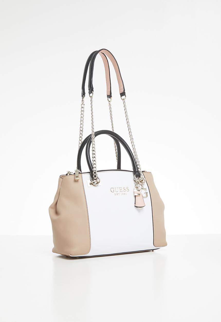 GUESS - Holly status carryall - white & beige 