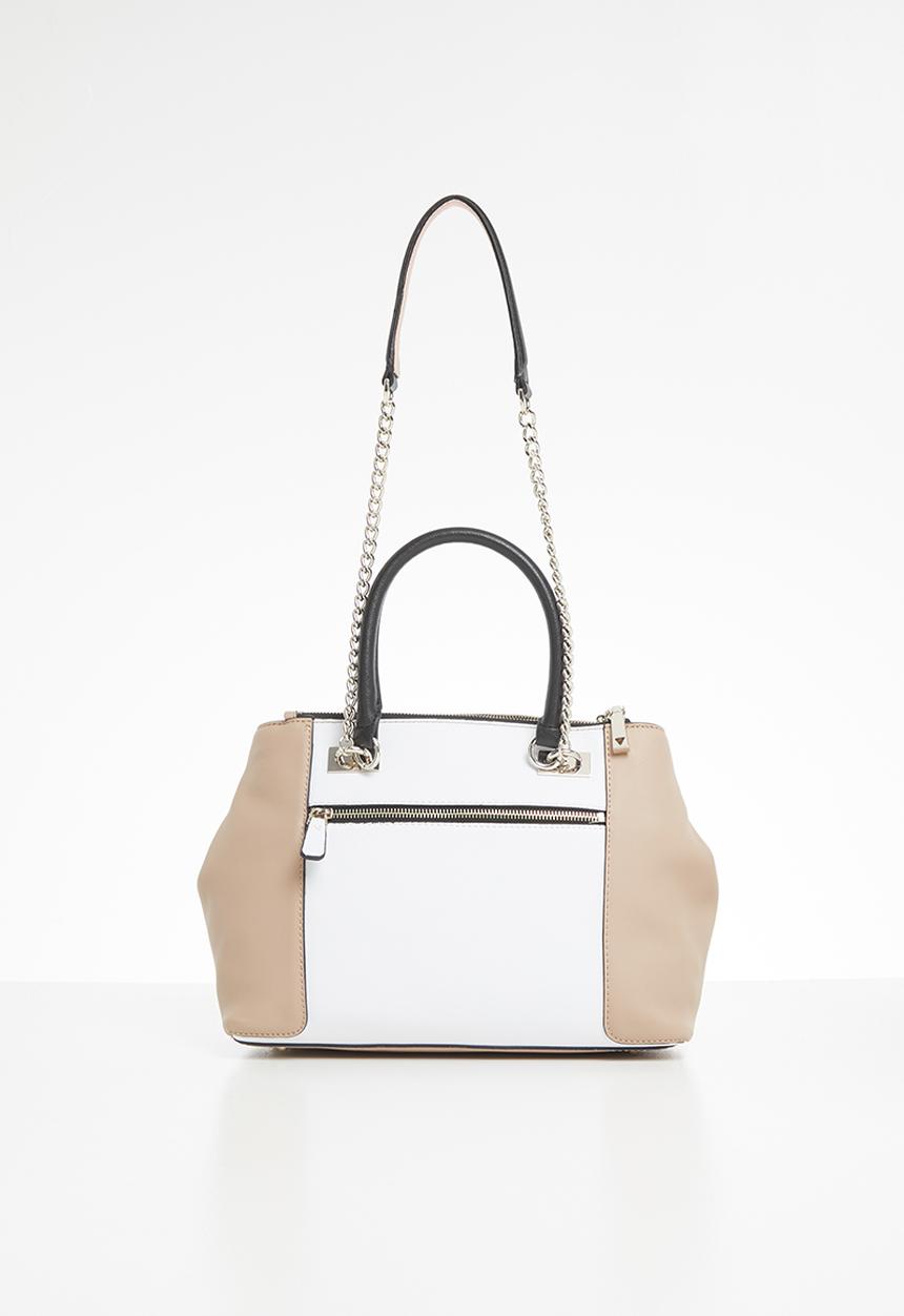 GUESS - Holly status carryall - white & beige 