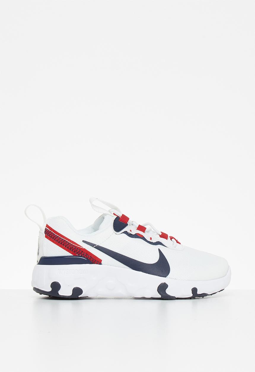 Nike - Boys renew element 55 - summit white/obsidian-university red