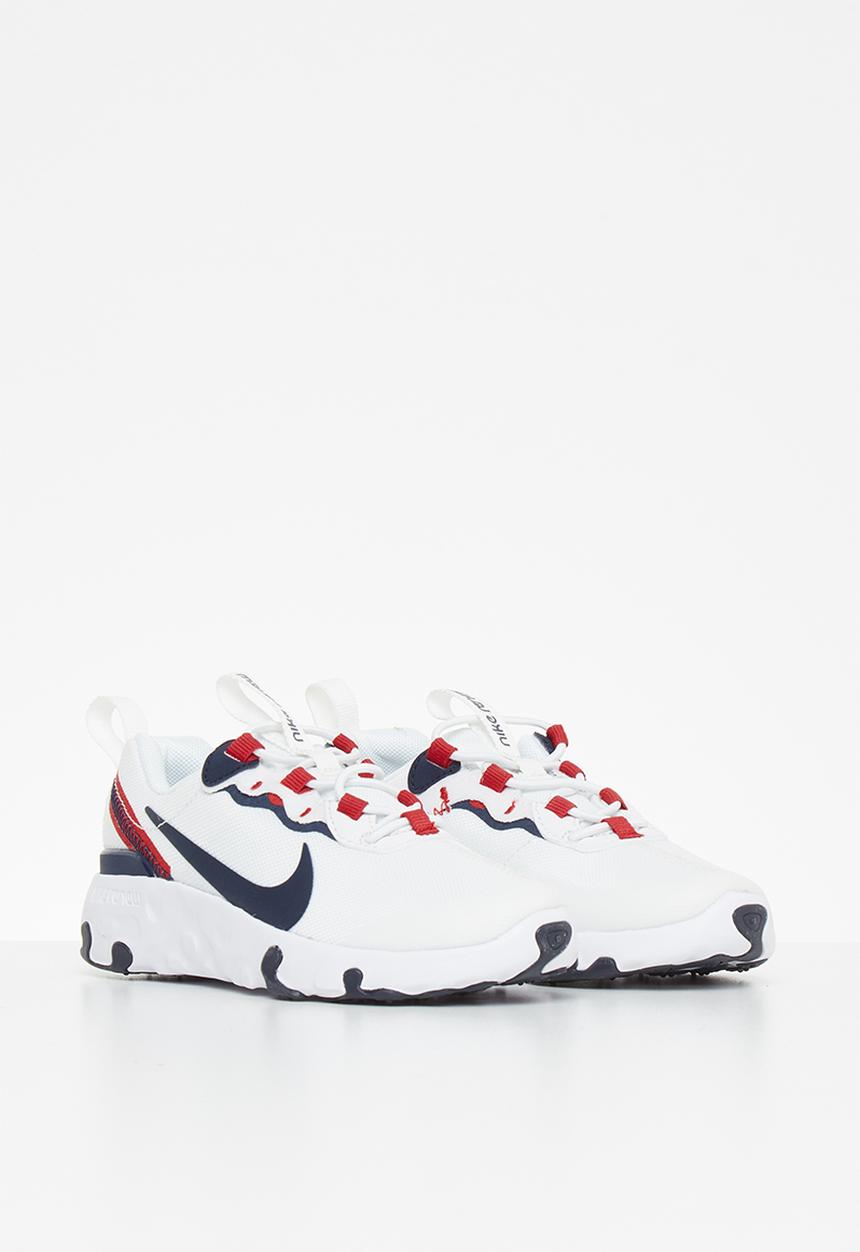 Nike - Boys renew element 55 - summit white/obsidian-university red