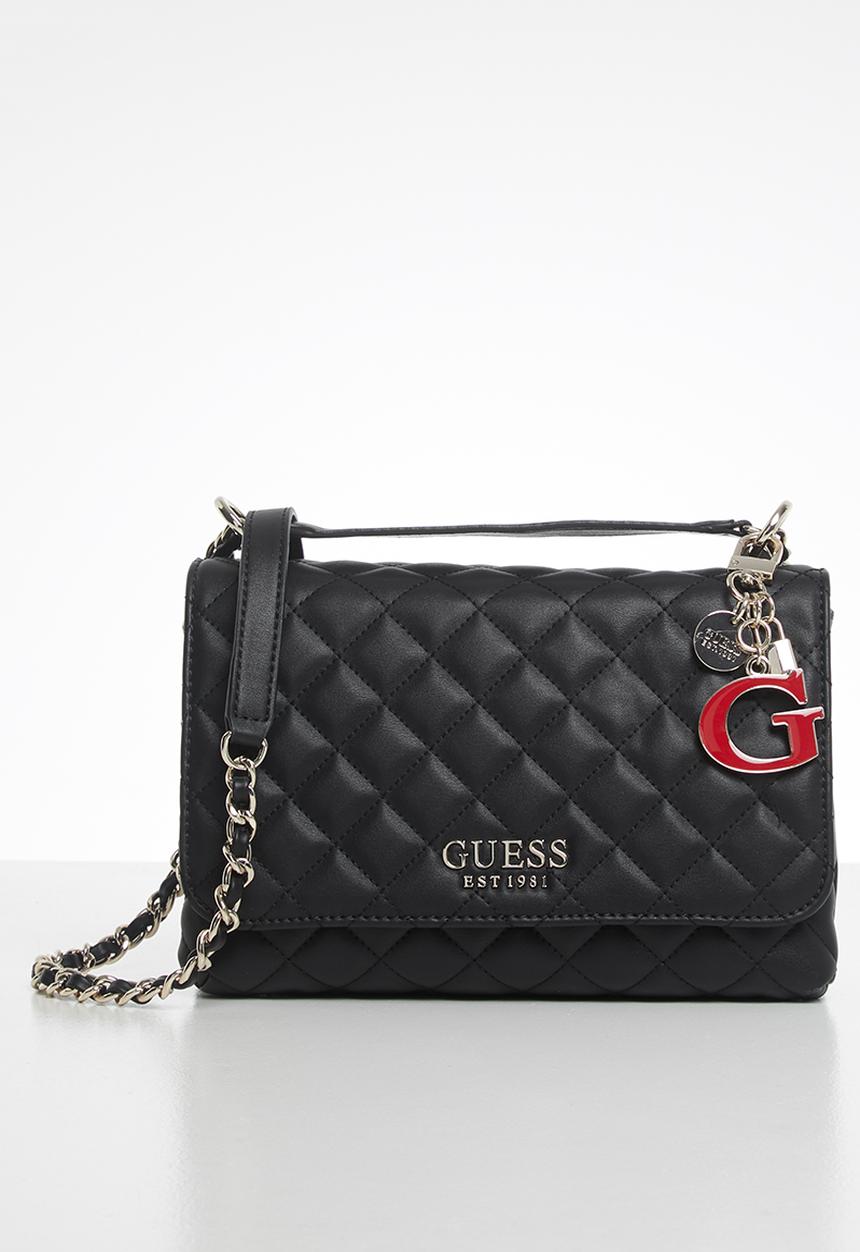 GUESS - Melise convertible xbody flap - black