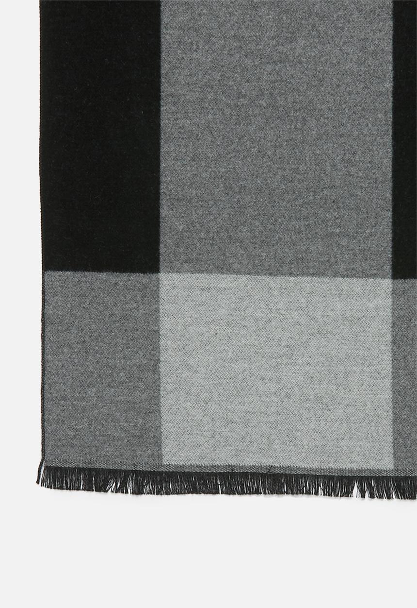 Superbalist - Macon scarf - charcoal & grey