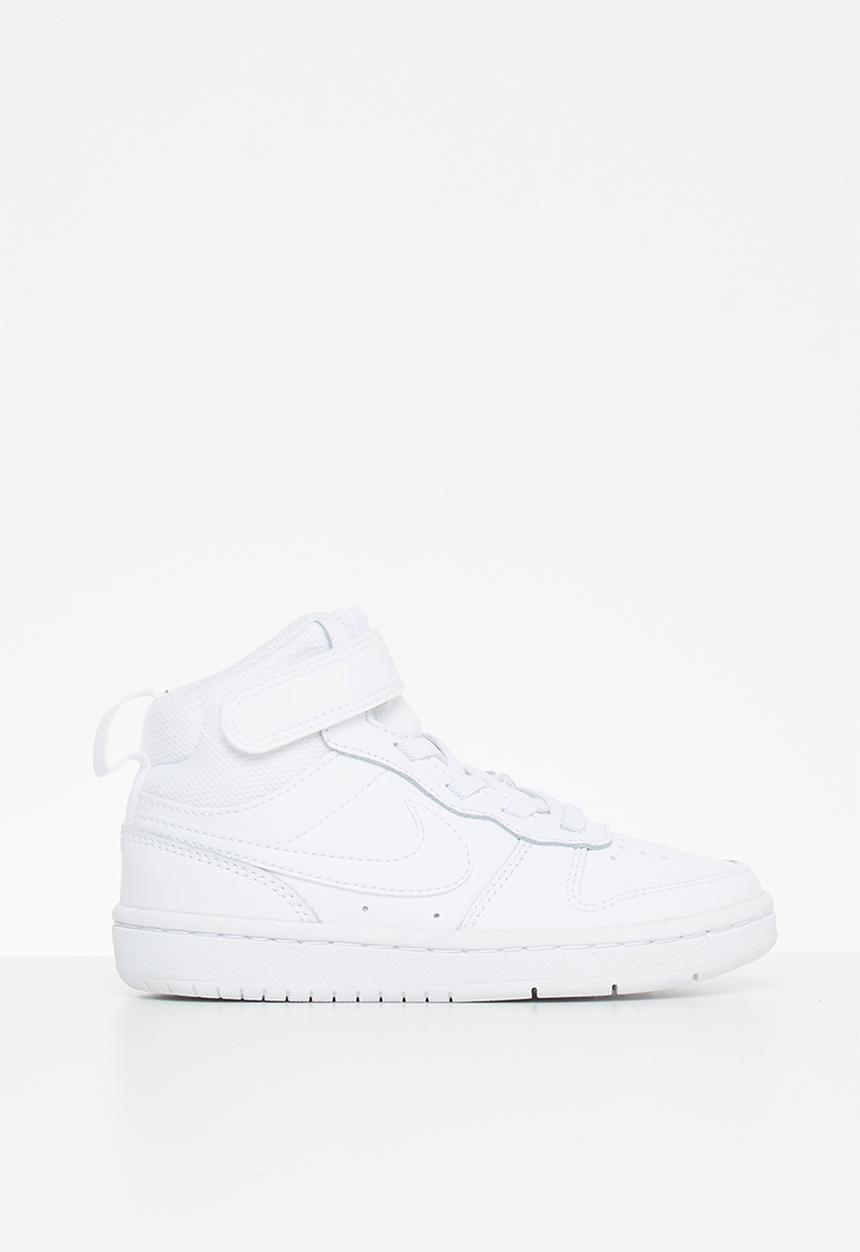 Nike - Boys nike court borough mid 2 - white