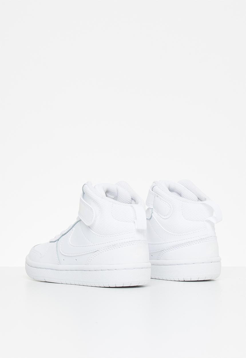 Nike - Boys nike court borough mid 2 - white