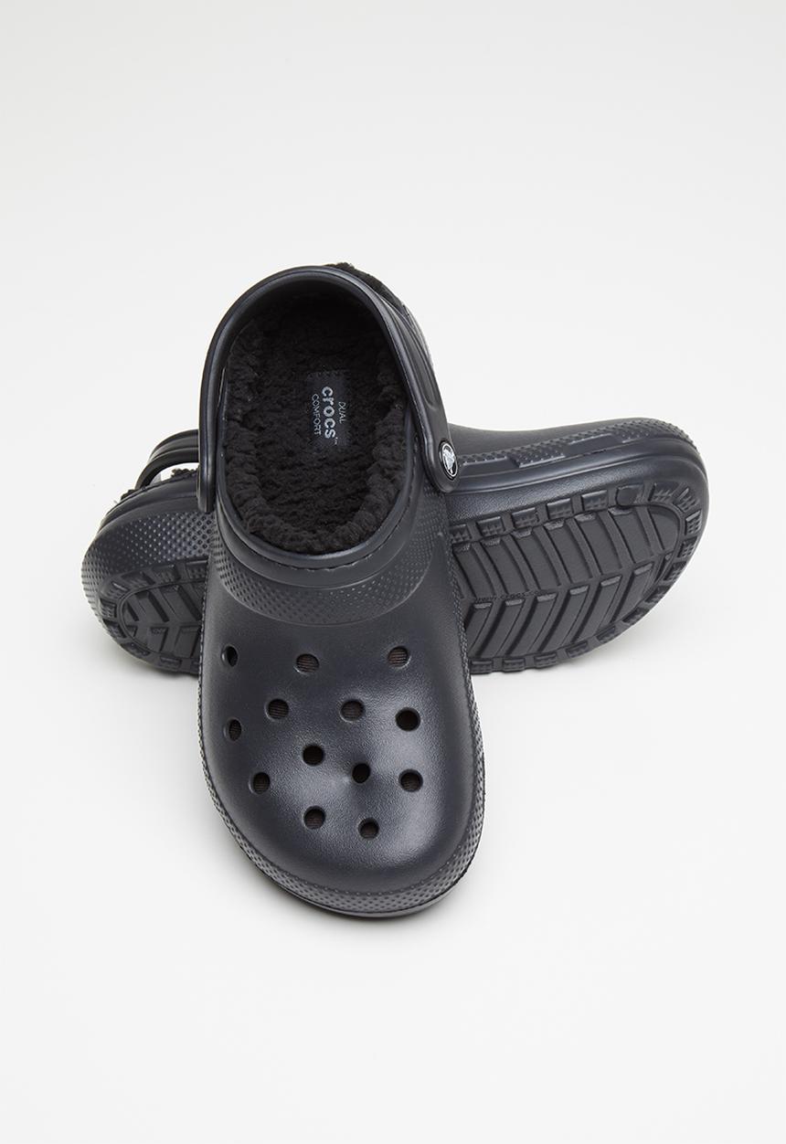 Crocs - Classic lined clog - black DNU