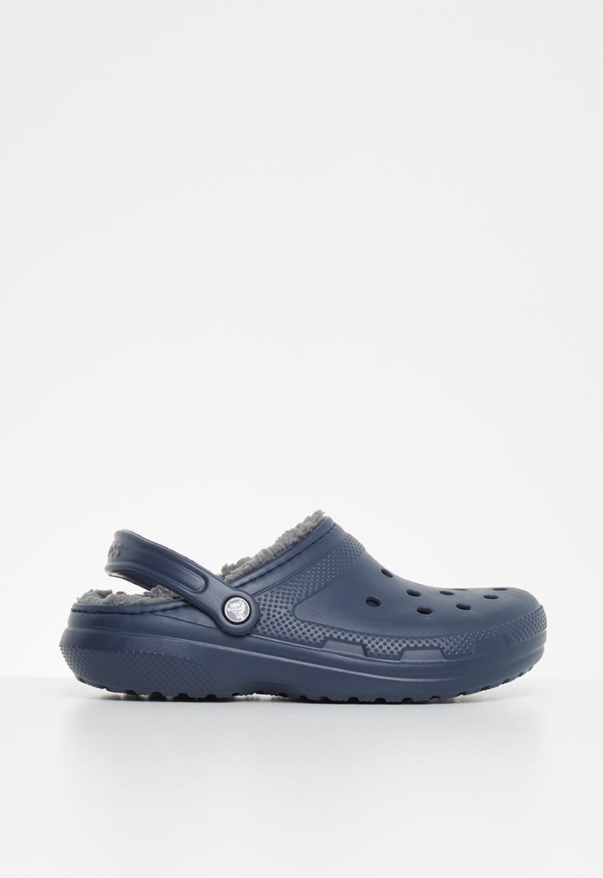 Crocs - Classic lined clog - navy & charcoal