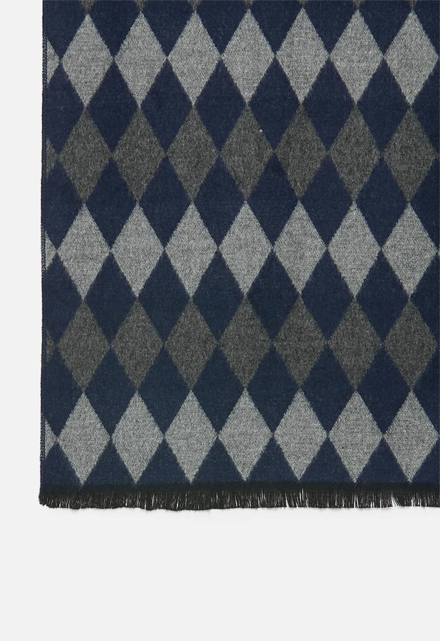 Superbalist - Rey scarf - navy & grey 