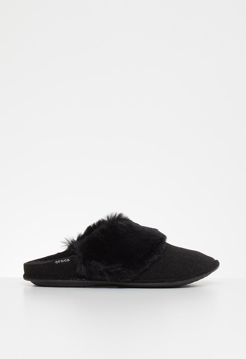 Crocs - Classic luxe slipper - black