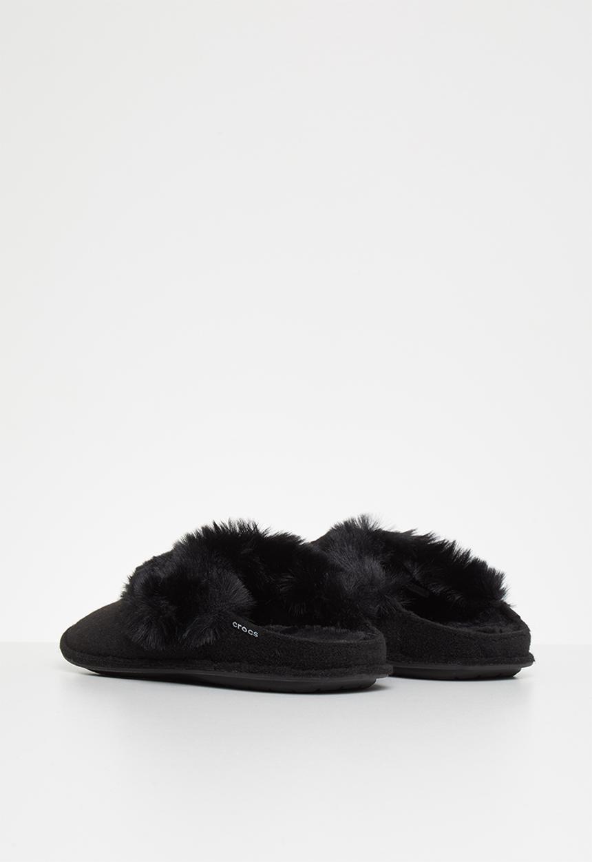 Crocs - Classic luxe slipper - black